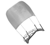GALPADA Acero Escudo Plata de Cosechadora Inoxidable de Arroz | Marco de Soporte para Cosecha, Accesorio para Segadora de Hierba, Uso Trigo y Césped