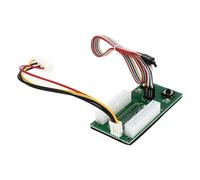 GALPADA Adaptador de Corriente Múltiple 24Pin para PC Tarjeta de Arranque Síncrono para Fuentes ATX Sincronización de Encendido Simultáneo Compatible Ordenadores y Componentes