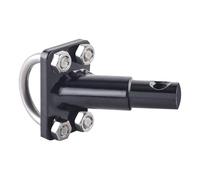 GALPADA Adaptador de Enganche y Acabado Resistente al Desgaste para Remolque de Bicicleta de Acero Resistente con Estructura Giratoria para Transporte de Carga y