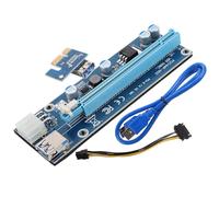 GALPADA Adaptador Tarjeta Gráfica Pci-e para Portátil Mini Pci-e a Pci-e X16 Cable USB 60 Cm, Tarjeta Gráfica Gpu Externa Azul para Expansión de Gráficos y Juegos Fluido