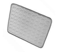 GALPADA Alfombrilla Refrescante para Perros y Gatos S 50x40 Cm Gris, Tapete Fresco de Verano para Mascotas Pequeñas, Manta Transpirable y Lavable para Interior y Exterior