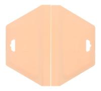 GALPADA Alisador de Plástico Beige para Aplicar Papel Tapiz Borde Flexible y Esquinas Redondeadas, 2 Piezas Ergonómicas para Películas de Ventana y Decoración Vinílica