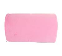 GALPADA Almohada para Reposapiés de Oficina Ergonómica, Almohadilla de Espuma y Poliéster, Rosa, Forma Creativa, para Descanso en Viajes Largos y para Aliviar Calambres en Piernas