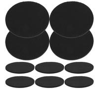 GALPADA Almohadillas Elevadoras Ajuste Micro para Patas de Mesa de Billar de Eva Negro, 12 Piezas para Compensar Suelos Irregulares