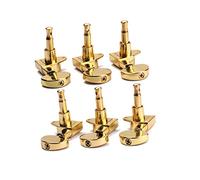 GALPADA Ángulo Giratorio De Taoyuan Les Sintonizadores Aporte Preocuparse Clavijas Oro Torneado Accesorio Guitarra Clavija De Afinación Redonda Golden