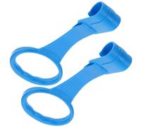 GALPADA Anillas de Tracción Portátiles para Cuna Ñiño 1 Par Color Azul Accesorios para Parque Infantil Anillos de Entrenamiento para Bebés para Ejercicios de Primeros Pasos y