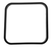 GALPADA Anillo de Prensa para Cubo de Basura Cuadrado Negro de Pet, Accesorio Resistente que Fija Bolsas y Evita Deformaciones para Cocina y Oficina