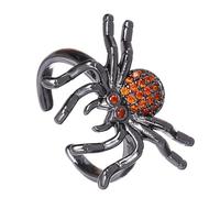 GALPADA Anillo Elegante y Único de de Aleación de Zinc Ajustable Incrustaciones de Rhinestone Estilo Punk para Fiesta y Cosplay Unisex