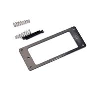 GALPADA Anillos de Montaje de Pastillas Humbucker para Guitarra Eléctrica, Marco Metálico Plano Negro de 2 Mm de Grosor, Tamaño Mini Orificio Interior 68,8x29 Mm, Accesorios para Guitarra