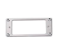 GALPADA Anillos de Pastilla Humbucker de Metal Cromado Marco Plano, Tamaño Mini 68,8x29 Mm, Grosor 2 Mm, Base Estable para Guitarra Eléctrica, Accesorios de Montaje para Pastillas
