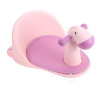 GALPADA Asiento de Baño para Bebés con Respaldo Antideslizante y Diseño Animal Silla de Bañera para Mayores de Meses Soporte para Ducha y Baño Degradado