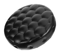 GALPADA Asiento de Repuesto para Taburete de Bar Redondo, Asiento de Taburete Giratorio, Pu y Espuma, Acolchado, Negro, para Terrazas y Jardines