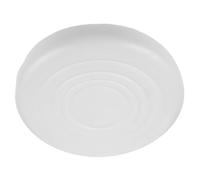 GALPADA Asiento de Repuesto para Taburete Redondo, Kit de Asiento de Taburete de PU, Blanco, PU y Esponja, para Banquete y Cena, Distancia de Pin Trasero Aprox 8cm