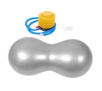 GALPADA Balones para Fitness y Yoga con Forma De Cacahuete PVC Grueso Antiestallido Inflador Incluido Portátil y Resistente para Entrenamiento Casa y Masajes