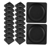 GALPADA Bandeja de Tinta Portátil para Caligrafía 20 Unidades, Piedra de Tinta Antideslizante de 3 Pulgadas Superficie de Lijado, Reposapinceles Multifuncional para Práctica y