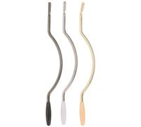 GALPADA Barra de Trémolo para Guitarra Eléctrica Curva de 5 Mm, Accesorio de Vibrato en Colores Dorado, Plateado y Negro, Compatible Sistema de Puente Simple para Control Tonal y Efectos