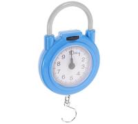GALPADA Báscula Mecánica Colgante para Equipaje Portátil Alta Precisión con Gancho Resistente Escala Pequeña y Duradera para Maletas de Viaje Fácil de Usar y Transportar Color Azul