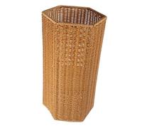GALPADA Base De Sombrilla Al Aire Cesta De Mimbre con Asa Paragüero para Entrada Paragüero para El Hogar Paragüero Decorativo Estera Exterior Verter Náutico El Plastico Khaki