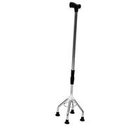 GALPADA Bastón de Cuatro Patas para Personas Mayores Diseño Ergonómico y Antideslizante, Ligero y Resistente de Aleación de Aluminio para Caminar y Senderismo