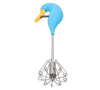 GALPADA Batidor de Huevos para Hornear Mango Ergonómico y Acero Inoxidable, Herramienta Práctica para Cocinas y Panaderías en Color Azul