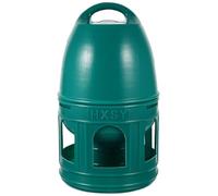 GALPADA Bebedero Portátil para Pájaros y Codornices Gran Capacidad 5l, Dispensador de Agua de Plástico Verde, Práctico para Jardín y Aves Domésticas