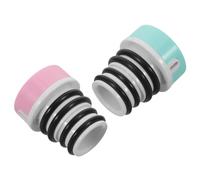 GALPADA Bidé Portátil para Mujeres 2 Unidades Rociador Manual para Inodoro Boquilla Ajustable Material Resistente Adecuado para Viajes Camping y Cuidado Posparto Compatible Tapones