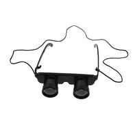 GALPADA Binoculares Compactos y Pequeños para Pesca Profesionales, Gafas Multifuncionales Aumento 3X, para Turistas y Aficionados a Conciertos, Color Negro