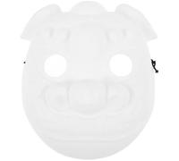 GALPADA Blanco de Cerdo para Pintar, de Pvc Confiable y Cómoda para Adultos, Adecuado para DIY y Fiestas Temáticas