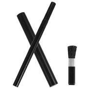 GALPADA Bolígrafo para Barba y Bigote Doble Punta, Herramienta Cuidado Masculino con Cepillo Integrado, Lápiz Rellenador Negro para Barba, Adecuado para Estilizar y Definir el Vello