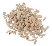 GALPADA Bolsa de 1 Libra de Coral Triturado para Acuario de Agua Dulce, Decoración Natural para Peceras, Medio Filtrante de Coral 0.5-3 Cm, Adecuado para Estanques y Acuarios de Peces