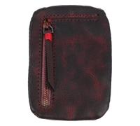 GALPADA Bolsa de Almacenamiento para Auriculares, Bolsa para Guardar Cables de Datos, Cuero Genuino, Café, Protección Eficaz, Fácil de Llevar, para Cable de Auricular y Dinero
