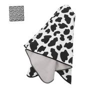 GALPADA Bolsa De Aseo para Mascotas Antiescape para Gatos para Envolver Gatos con Estampado De Vaca con