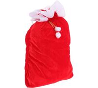 GALPADA Bolsa De Papá Noel Decorativa 70x50 Cm Terciopelo Dorado Grande Reutilizable