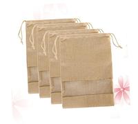 GALPADA Bolsa De Zapatos De Viaje 4pcs Algodón Cordón para Zapatos Protectora Ventana Transparente para Casa y Uso Diario