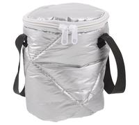 GALPADA Bolsa Térmica para Almuerzo Pequeña Redonda 13 Cm Diámetro X 18 Cm Alta Bolsa de Aislamiento Portátil para Trabajo y Picnic Retención Térmica y Correa de Mano Resistente