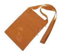 GALPADA Bolso Bandolera Monk para Hombre de Algodón 100% Color Tierra, Tamaño Mediano, Bolso Cruzado Multifuncional para Uso Diario y Almacenamiento Portátil, Ligero y Cómodo para Viajes