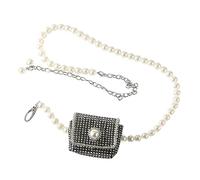 GALPADA Bolso Cadena De Perlas para Mujer Accesorio Resistente para Familiares y