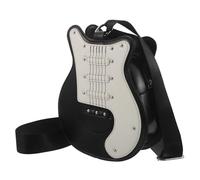 GALPADA Bolso de Guitarra Extraña Forma de Hombro de Pu para Mujeres Niñas Bolsa de Mano de Guitarra Bandolera Bolsa de Fiesta Musical