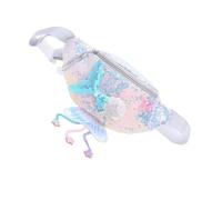 GALPADA Bolso De Pecho Infantil Lentejuelas Riñonera para Niña Modelo De Sirena