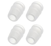 GALPADA Boquilla Blanda de Silicona para Botella de Agua Deportiva, 4 Válvulas de Mordida en Color Blanco Roto, Repuesto Adecuado para Senderismo y Actividades Outdoor