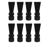 GALPADA Boquilla Pato para Acuario 20 Mm Negra, 8 Unidades, Salida Ajustable y Rotatoria para Bombas de Agua, Accesorio Plástico para Retorno y Circulación en Peceras de Agua Dulce