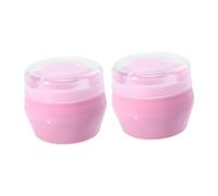 GALPADA Borlas de Polvo para Recién Nacidos 2 Piezas Tamaño Pequeño Borla de Talco para Ñiño Suave para Cuidado Infantil Después del Baño y Días Calurosos de Verano