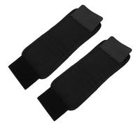 GALPADA Botas para Caballos Protectoras de Patas de Tela Oxford Negro, Transpirables Absorción de Impactos, 2piezas para Cuidado y Protección en Equitación
