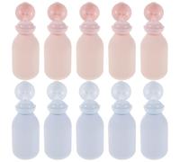 GALPADA Botellas de Ducha Rellenables Exprimibles 100 Ml Set 10 Piezas 5 Rosa 5 Azul Plástico PE Flexible Tapa Abatible Dispensadores Portátiles para Gel de Ducha y Champú Ideales