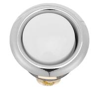 GALPADA Botón de Timbre Redondo Metálico Cable Pulsador de Timbre Retro para Montaje en Pared Interruptor Cableado para Puerta de Entrada Uso Doméstico y Comercial