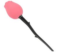 GALPADA Brocha de Maquillaje para Polvos Sueltos Forma de Rosa Pincel Facial Suave y Flexible Herramienta de Belleza Tapa para Aplicación de Base Adecuado para Maquillaje Profesional y