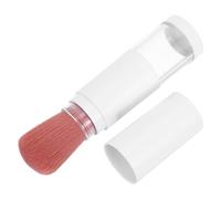 GALPADA Brocha para Polvos de Maquillaje Rosa con Base Plana Estable y Fibra Sintética, Herramienta Portátil Adecuado para Uso Diario y Profesional
