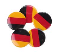 GALPADA Broche de Aleación Bandera Nacional Alemania, Pin Metálico Decorativo para Ropa Mujer, 5 Unidades para Fiesta y Ceremonias, Tamaño Pequeño, Diseño Multiusos