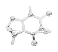 GALPADA Broche De Cartón Divertido De Biología Molecular Para Mujeres Accesorio De Joyería Química Pin Decorativo Fórmula Científica Para Estudiantes y Profesionales