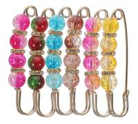 GALPADA Broches De Moda y Alfileres Ajustadores Para Mujer, Colores Candy Surtidos, 6 Piezas, Diseño Recogido, Para Pantalones y Faldas, Uso Diario y Fiesta, Temporada Año Entero